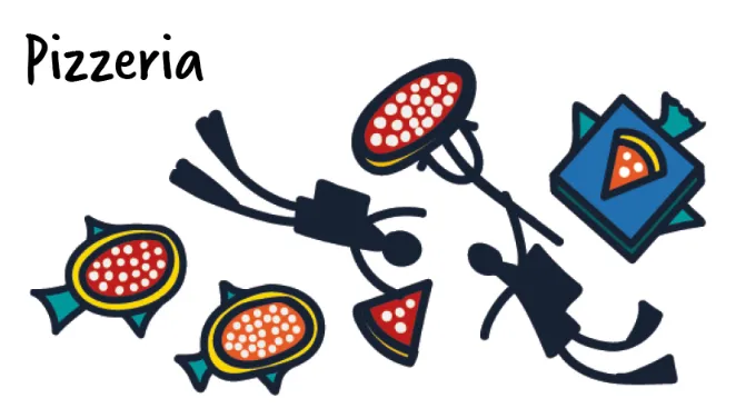 Pizzeria Illustration