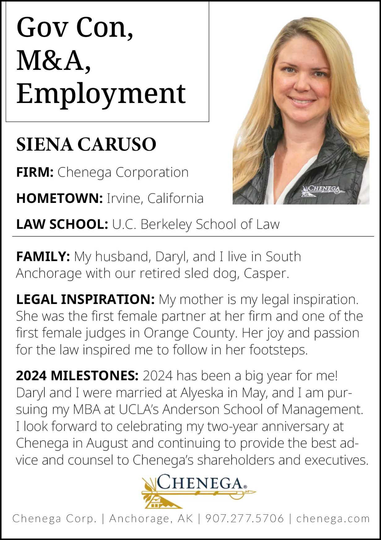 Siena Caruso Featured Profile