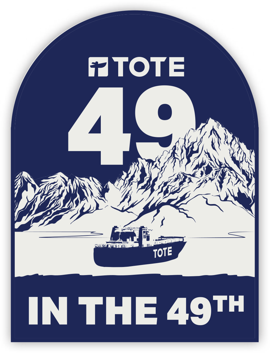 Tote 49 in the 49th logo badge