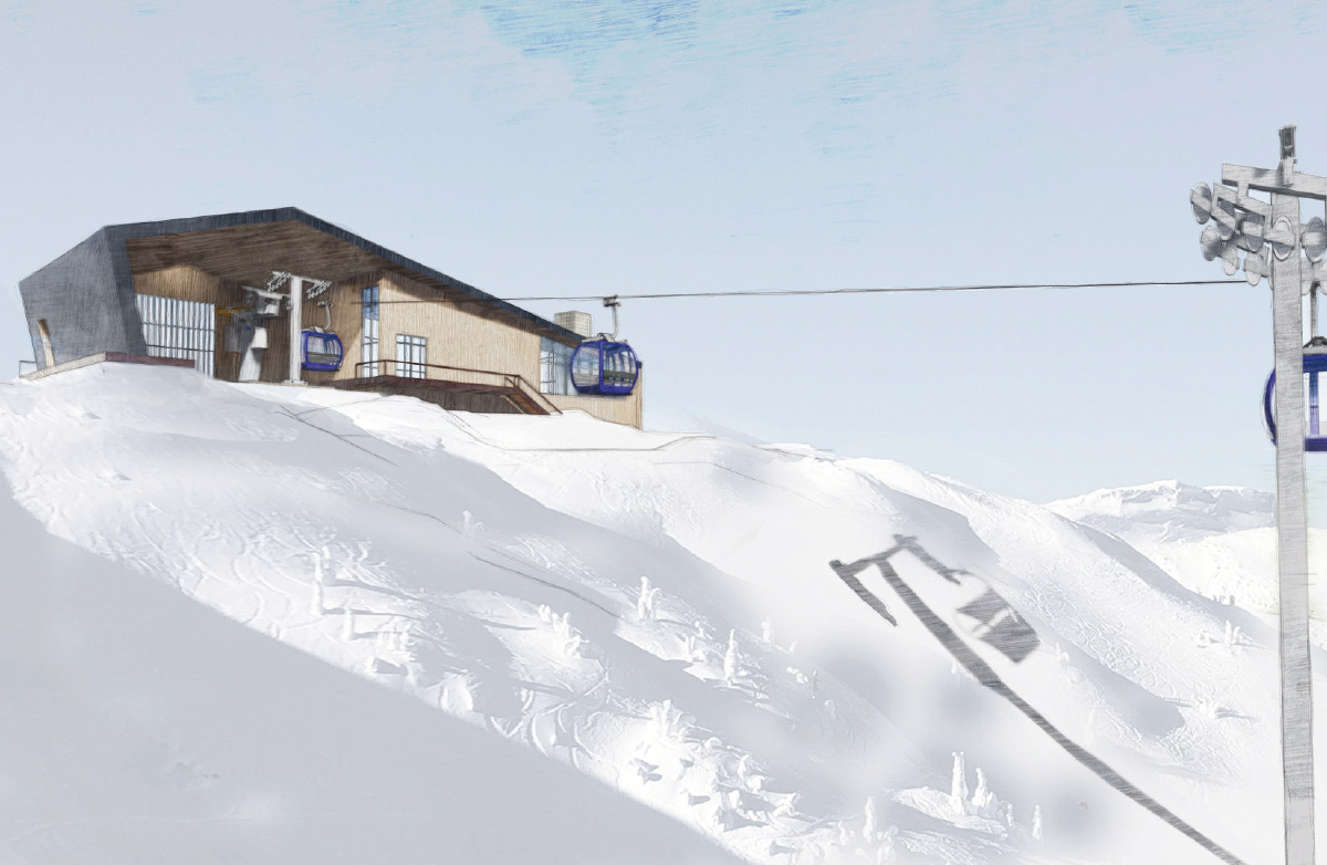 rendering of Eaglecrest Gondola