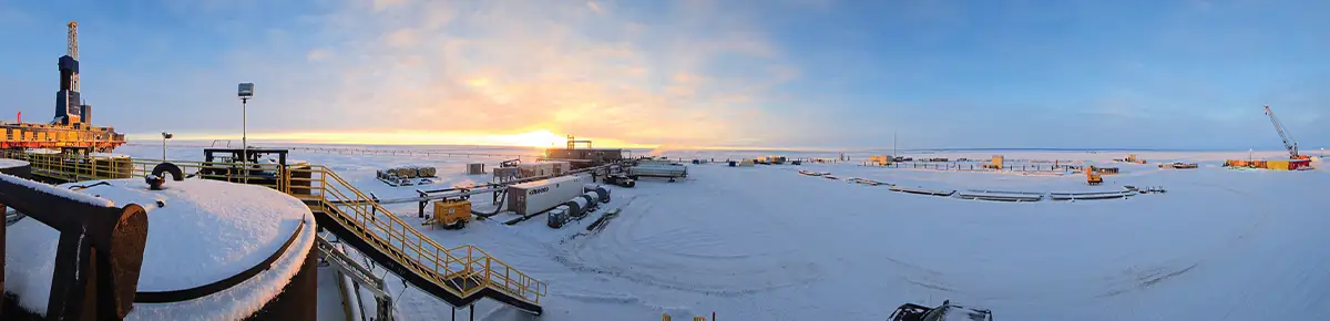 panoramic view of the Mustang project
