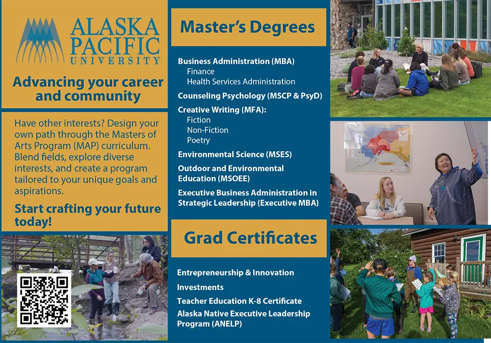 Alaska Pacific University Advertisement
