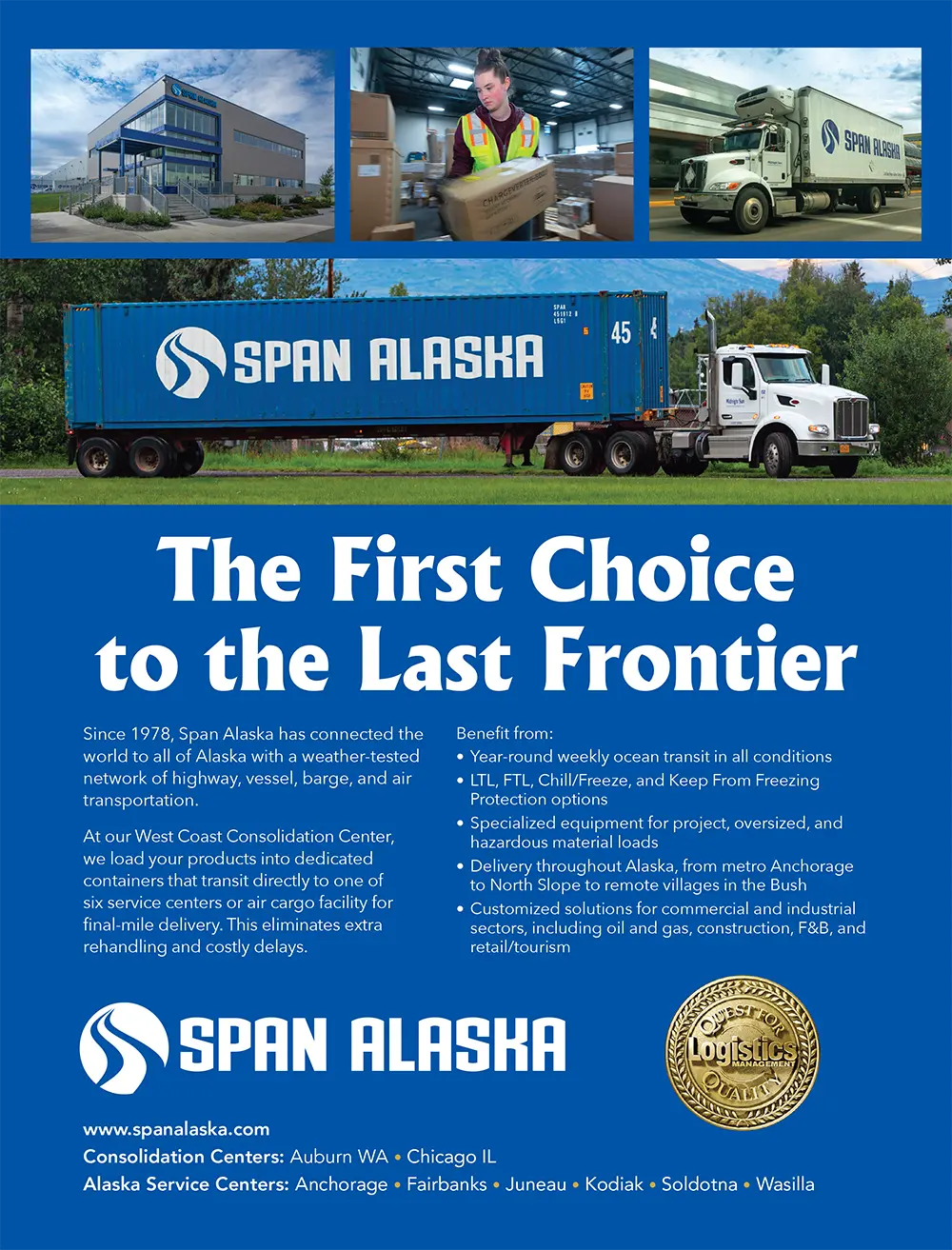 Span Alaska Transportation LLC Advertisement