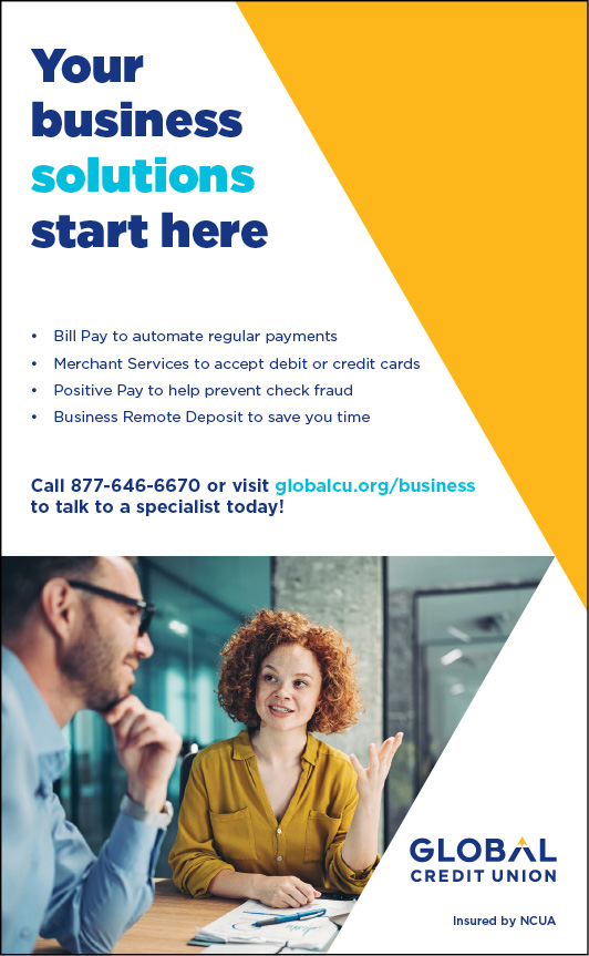Global Credit Union Advertisement