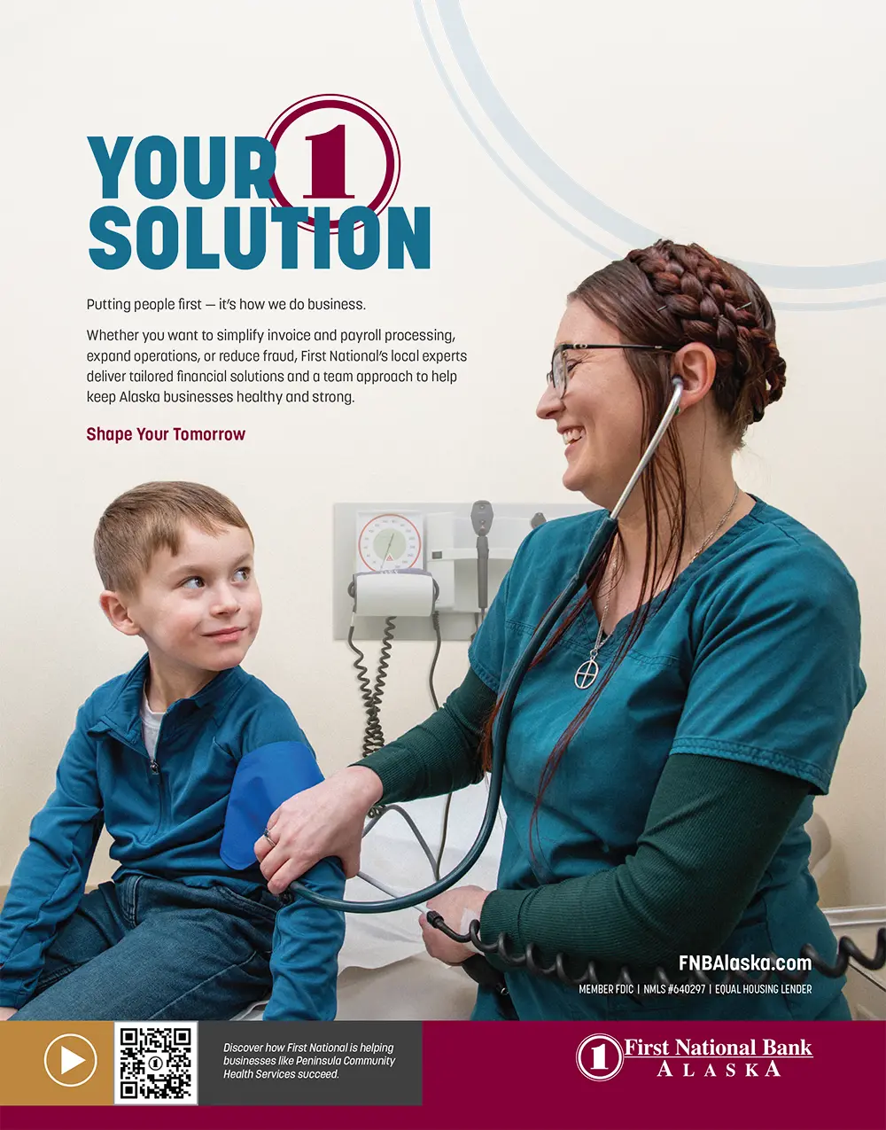 First National Bank Alaska Advertisement