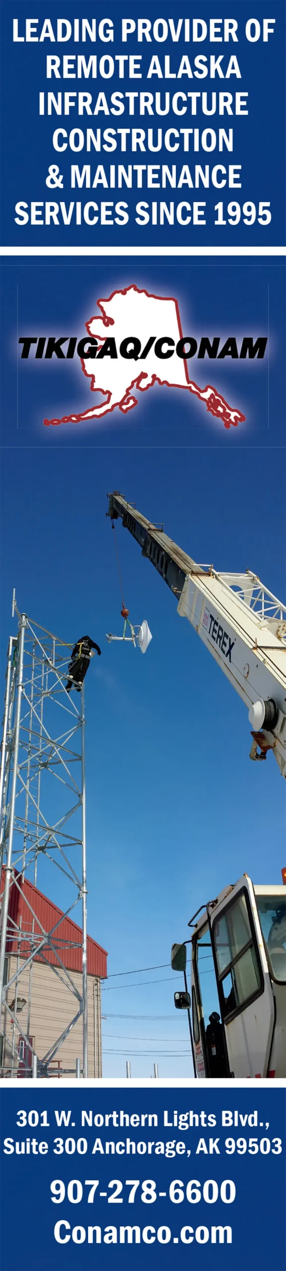 Tikigaq Conam Advertisement