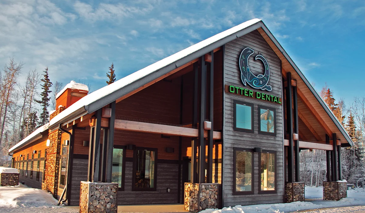 exterior view of Otter Dental in Fairbanks