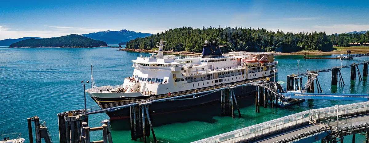 docked ferry