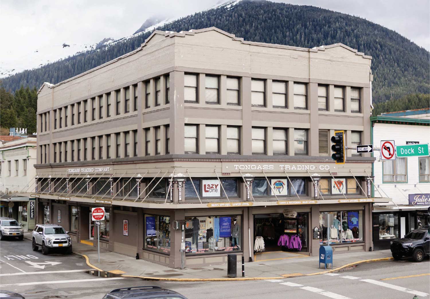 outside view of Tongass Trading Company retail store