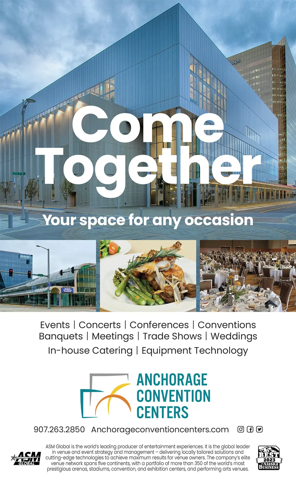 Anchorage Convention Centers Advertisement