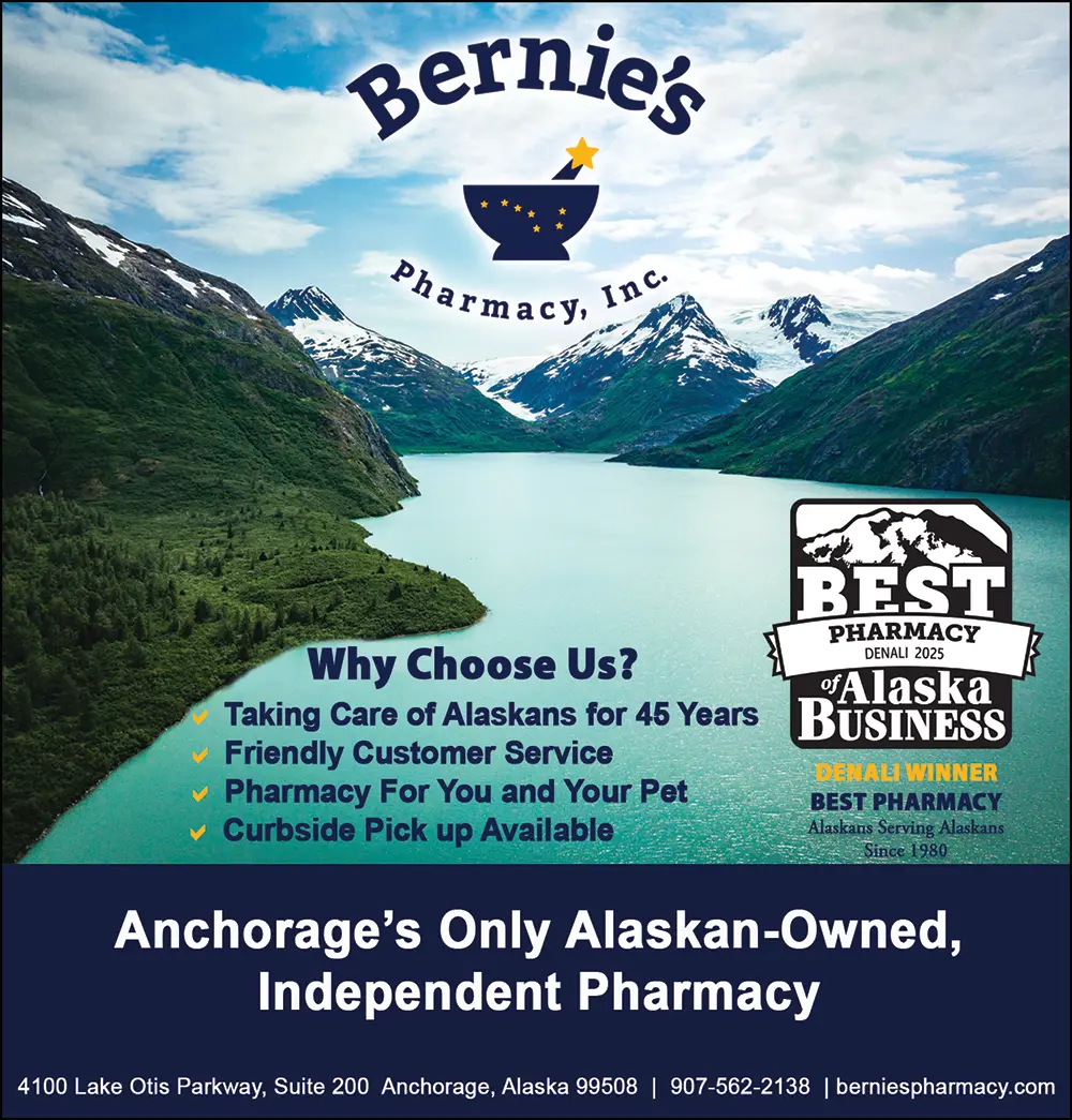 Bernie's Pharmacy Advertisement