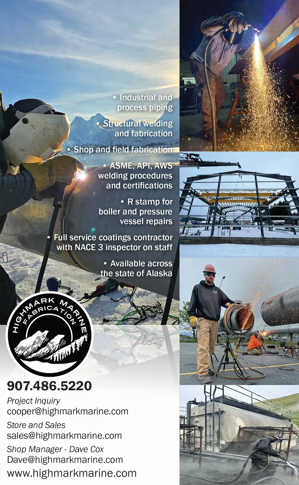 Highmark Marine Fabrication, LLC Advertisement