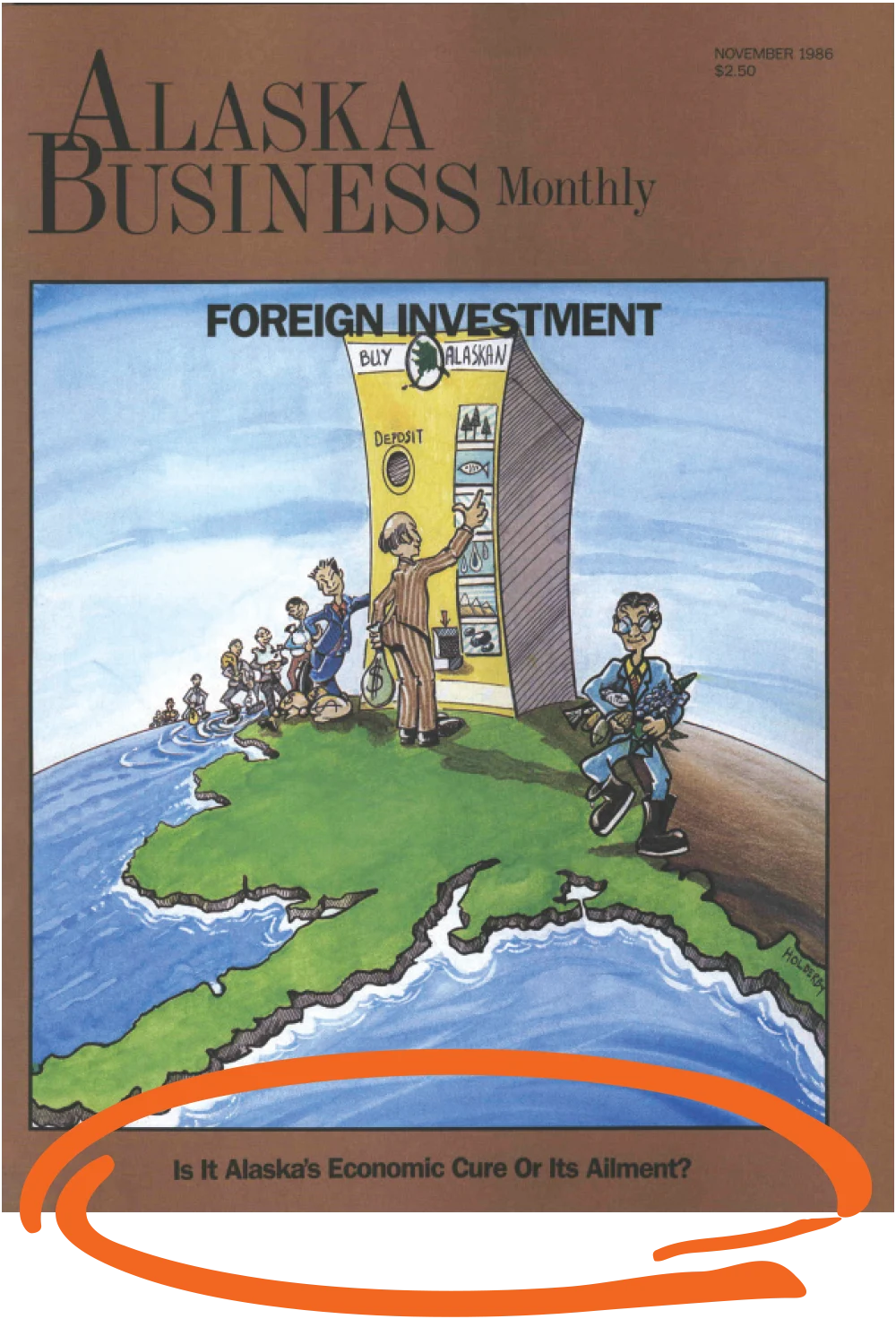 Alaska Business November 1986 cover