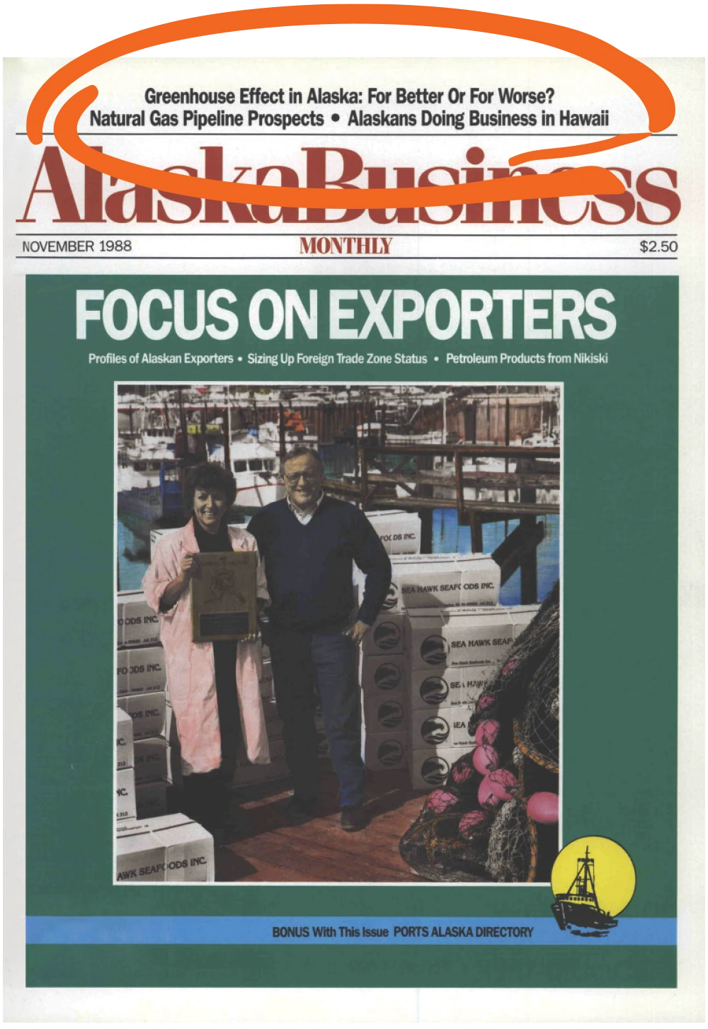 Alaska Business November 1988 cover