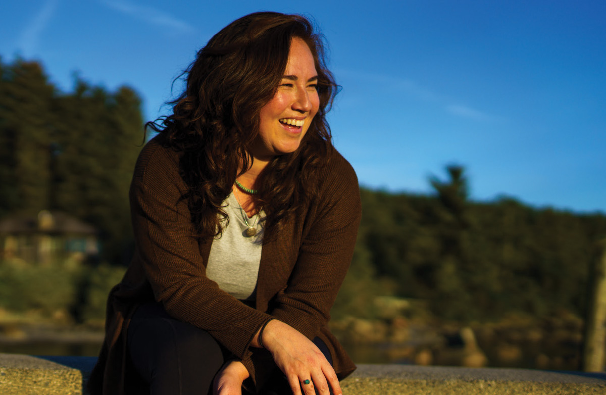 Alana Peterson laughing