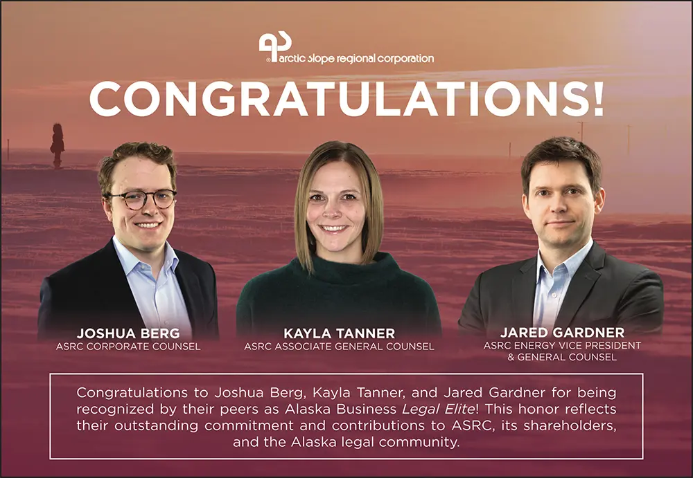 Arctic Slope Regional Corporation Advertisement