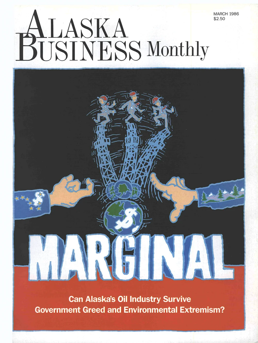 cover of the March 1986 issue of Alaska Business Monthly