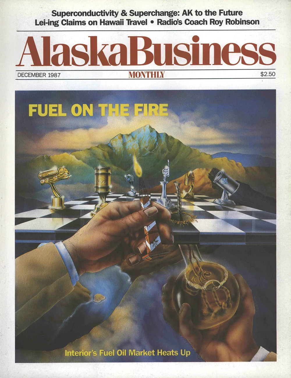 cover of the December 1987 issue of Alaska Business Monthly
