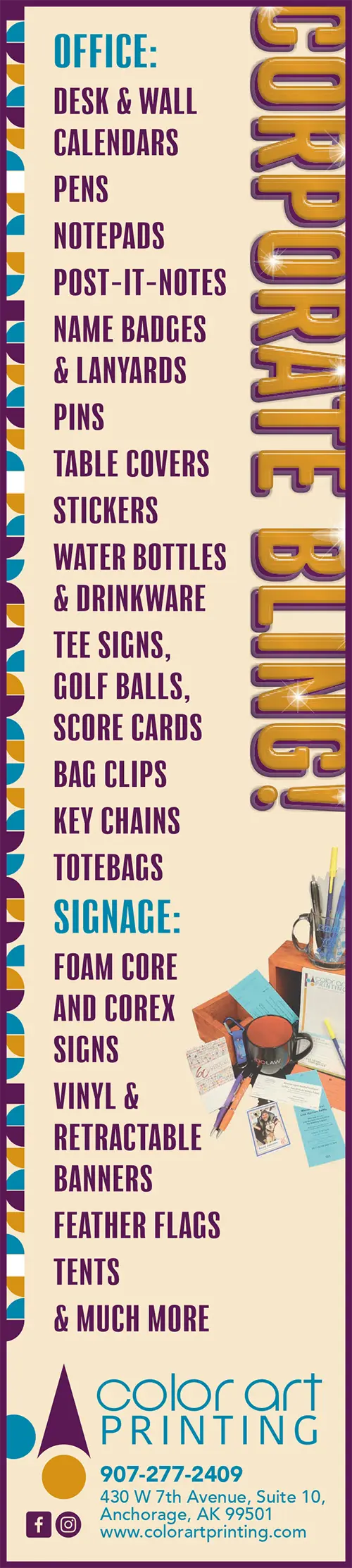 Color Art Printing, Inc. Advertisement