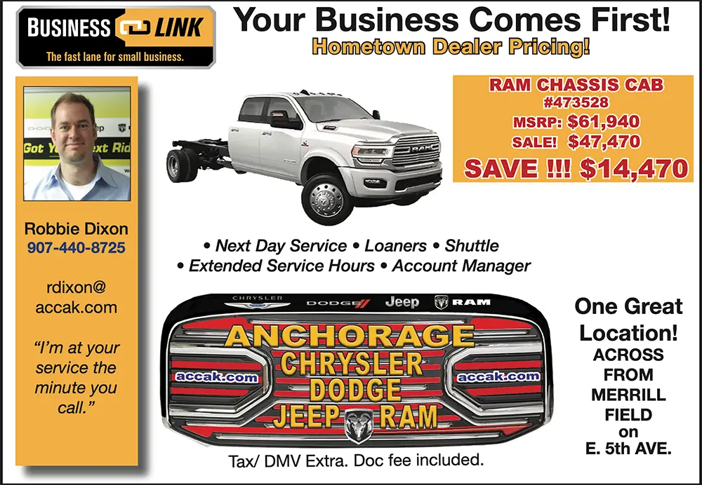 Anchorage Chrysler Dodge Advertisement