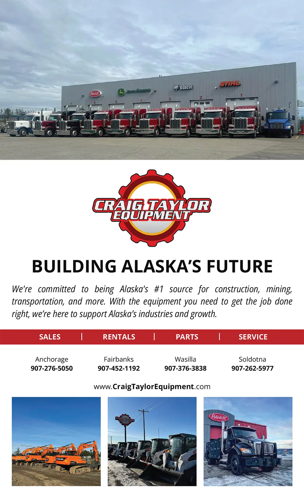 Craig Taylor Equipment Advertisement