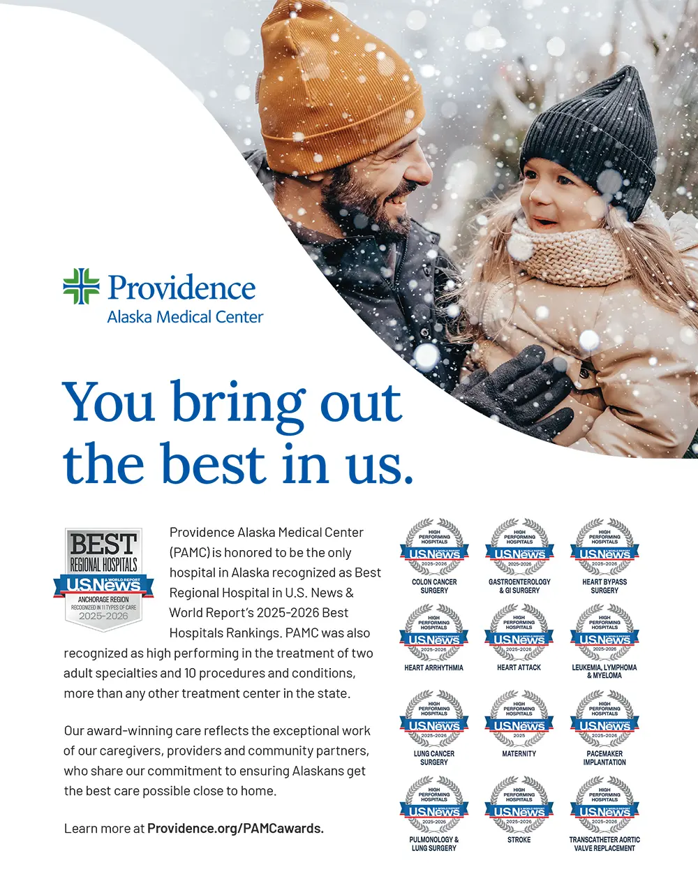 Providence Alaska Medical Center Advertisement