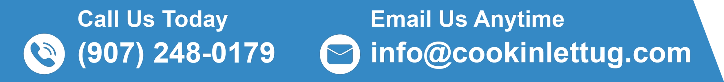 Call Us Today: (907) 248-0179. Email Us Anytime: info@cookinlettug.com.