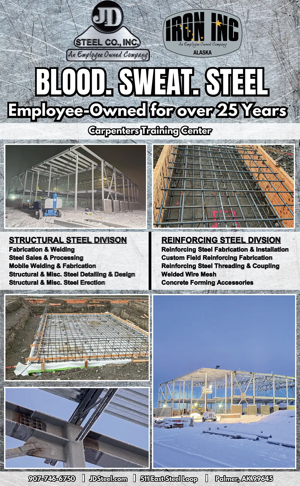 JD Steel Co., Inc. Advertisement