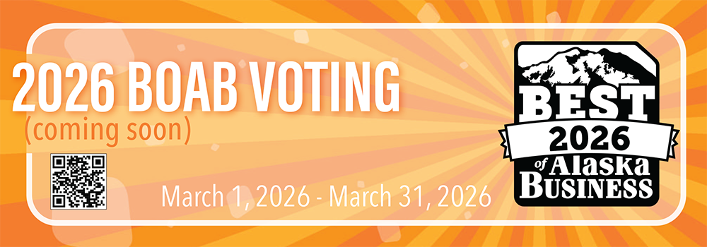 Alaska Business 2026 BOAB Voting Advertisement