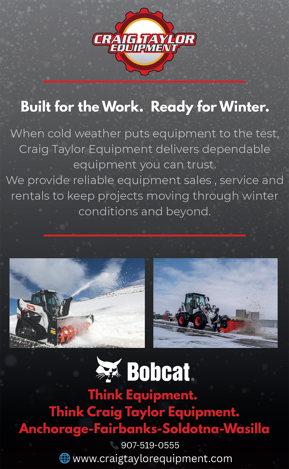 Craig Taylor Equipment Advertisement