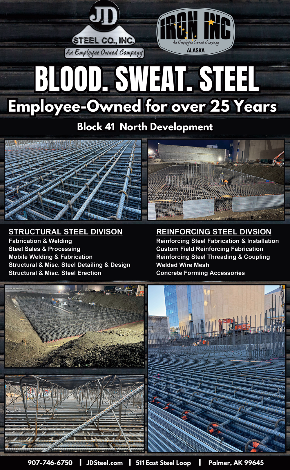 JD Steel Co., Inc. Advertisement