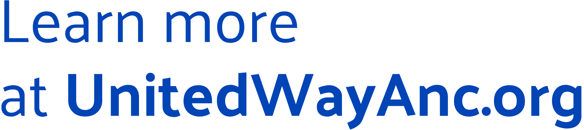 Learn more at UnitedWayAnc.org