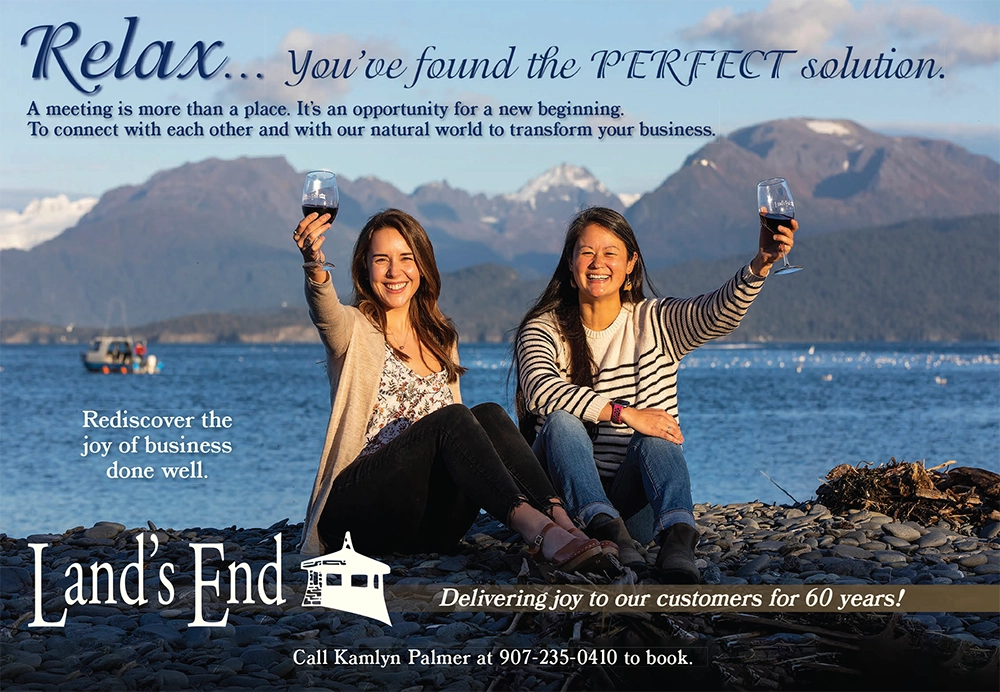 Land's End Resort Advertisement