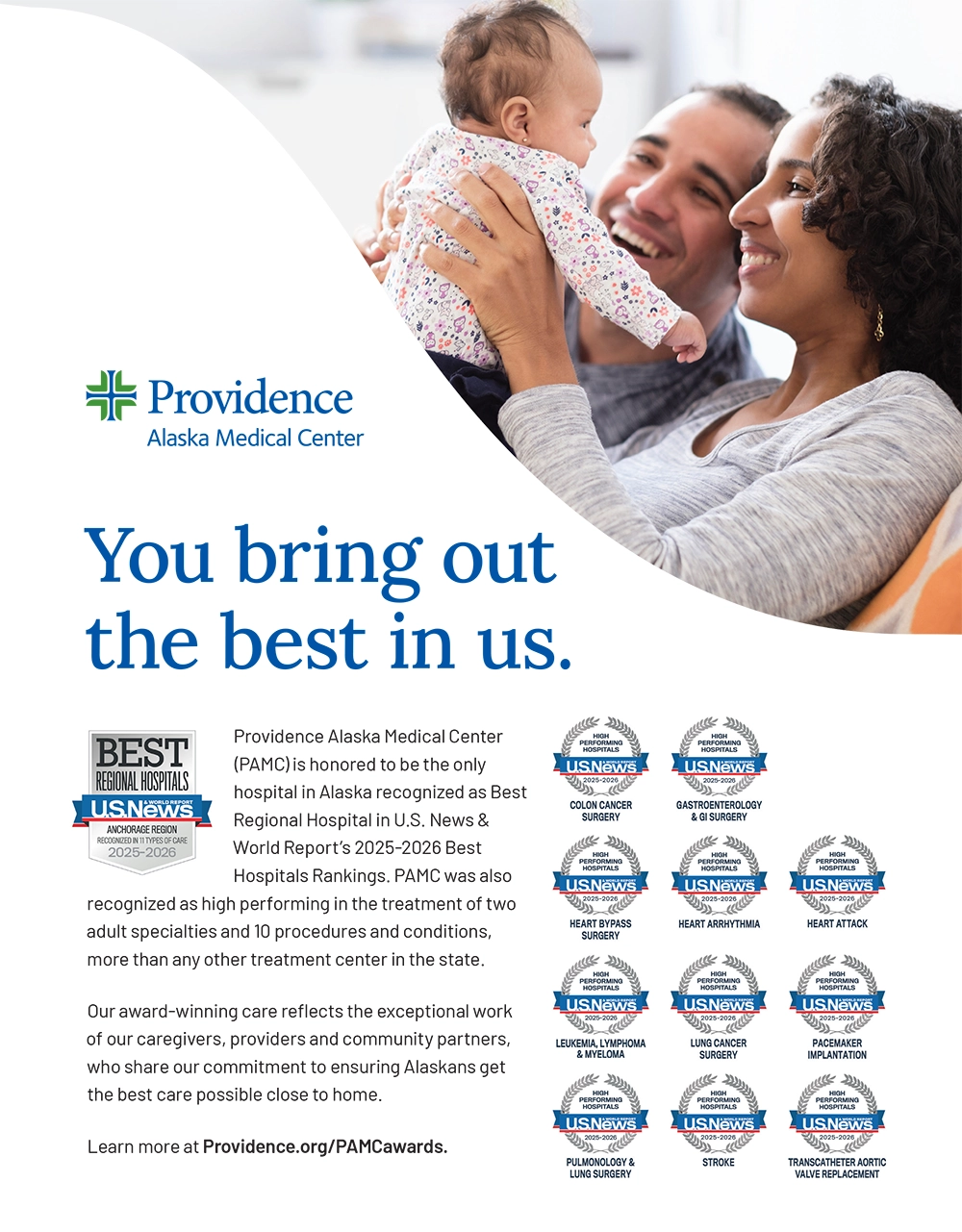 Providence Alaska Medical Center Advertisement