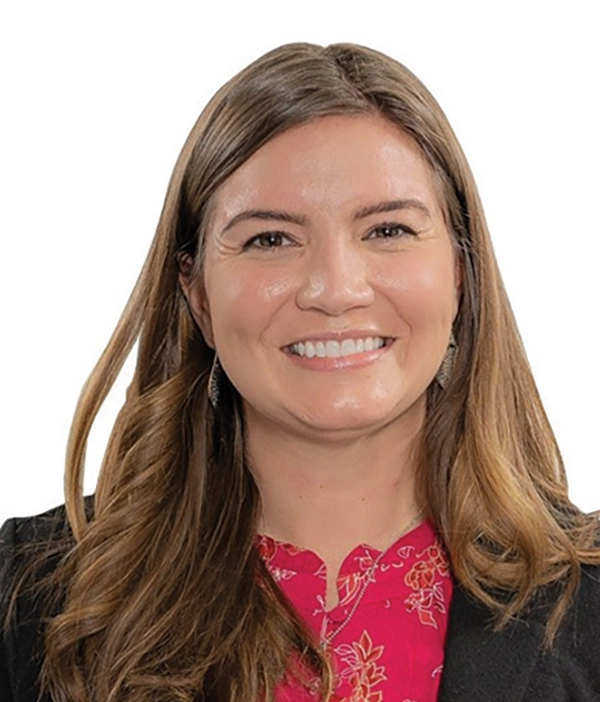 Headshot photograph of Kim Henkel smiling