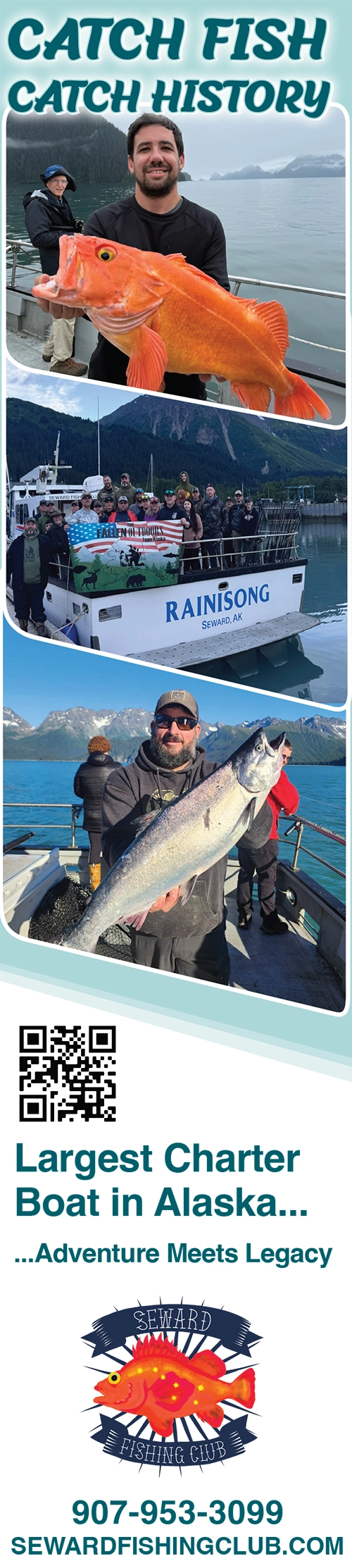 Seward Fishing Club Advertisement