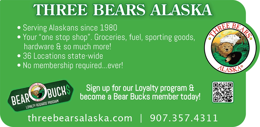 Three Bears Alaska Advertisement