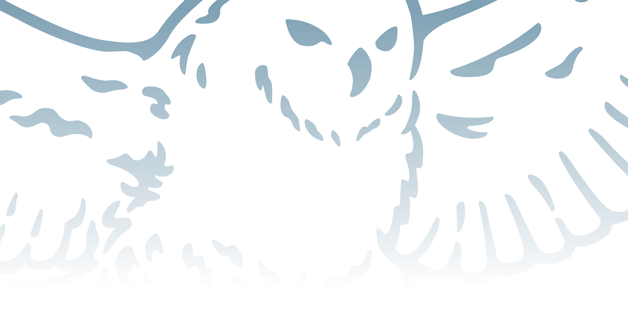 Stylized graphic of an owl in dark blue tones, shown with outstretched wings and simplified, abstract shapes against a black background.