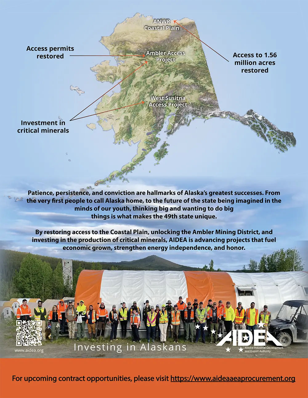 AIDEA Alaska Industrial Development and Export Authority Advertisement