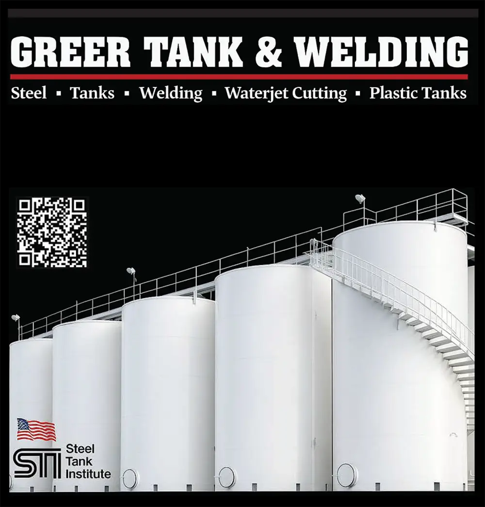 Greer Tank Advertisement