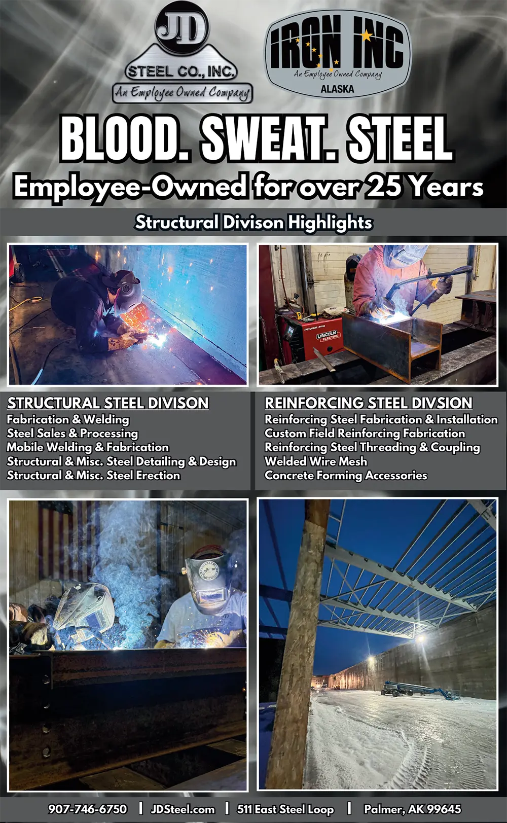 JD Steel Co., Inc. Advertisement