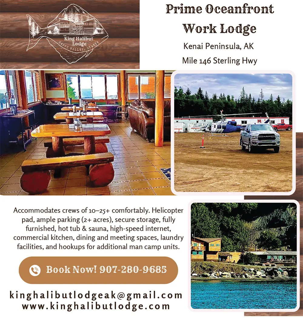 King Halibut Lodge Advertisement