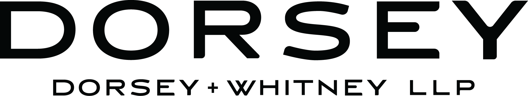 Dorsey + Whitney LLP logo in black text on a white background.