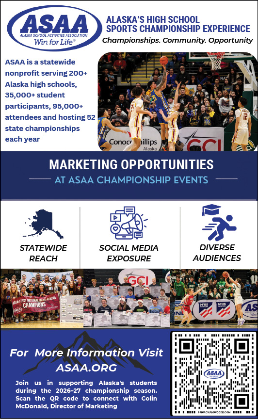 Alaska School Activities Association Advertisement