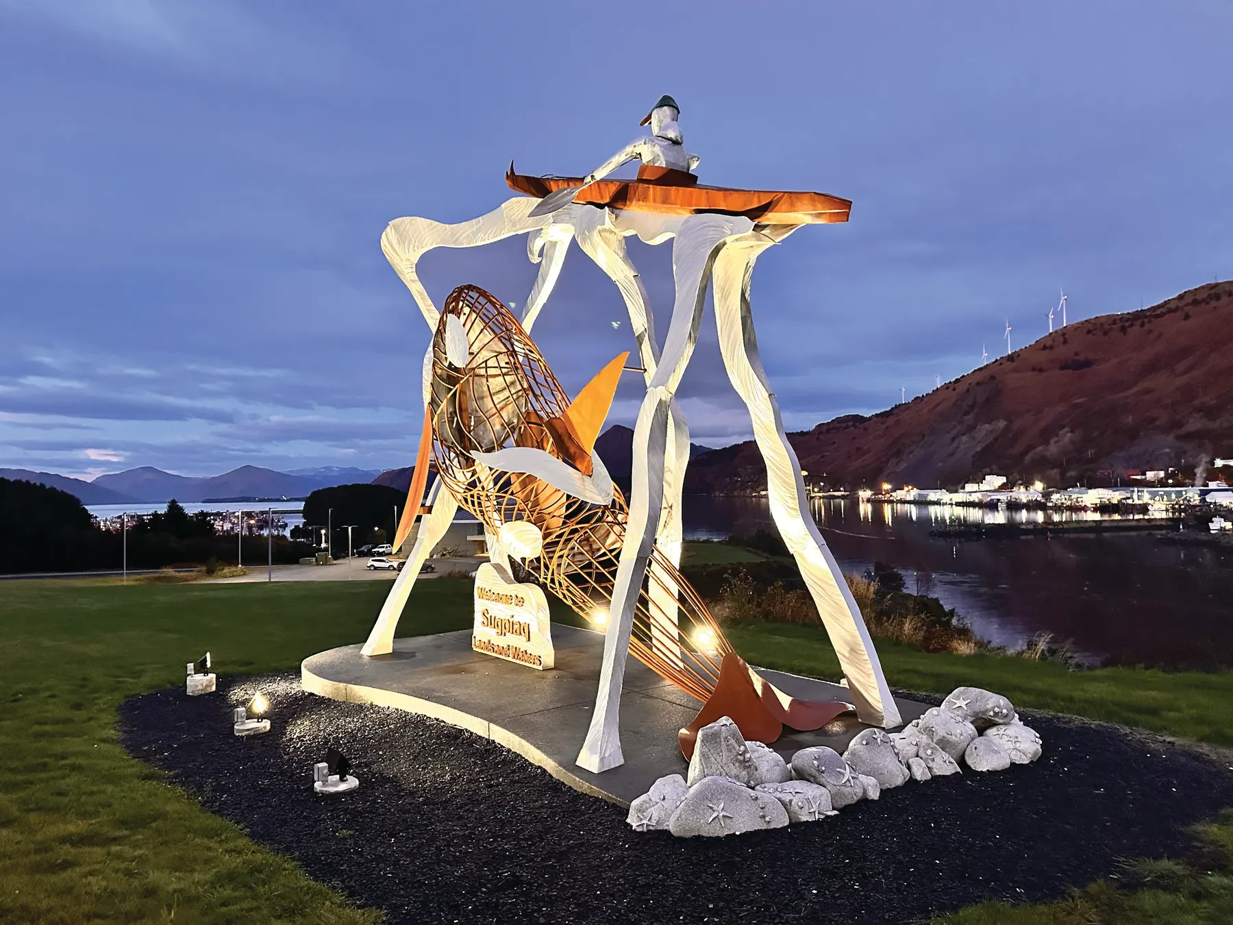 Koniag and the Kodiak Area Native Association unveiled a new sculpture in Kodiak in May 2025. Created by local artist Mark Witteveen, the 22-foot sculpture symbolizes unity, cultural heritage, and the enduring connection of Sugpiaq people to the lands and waters of the Kodiak region.