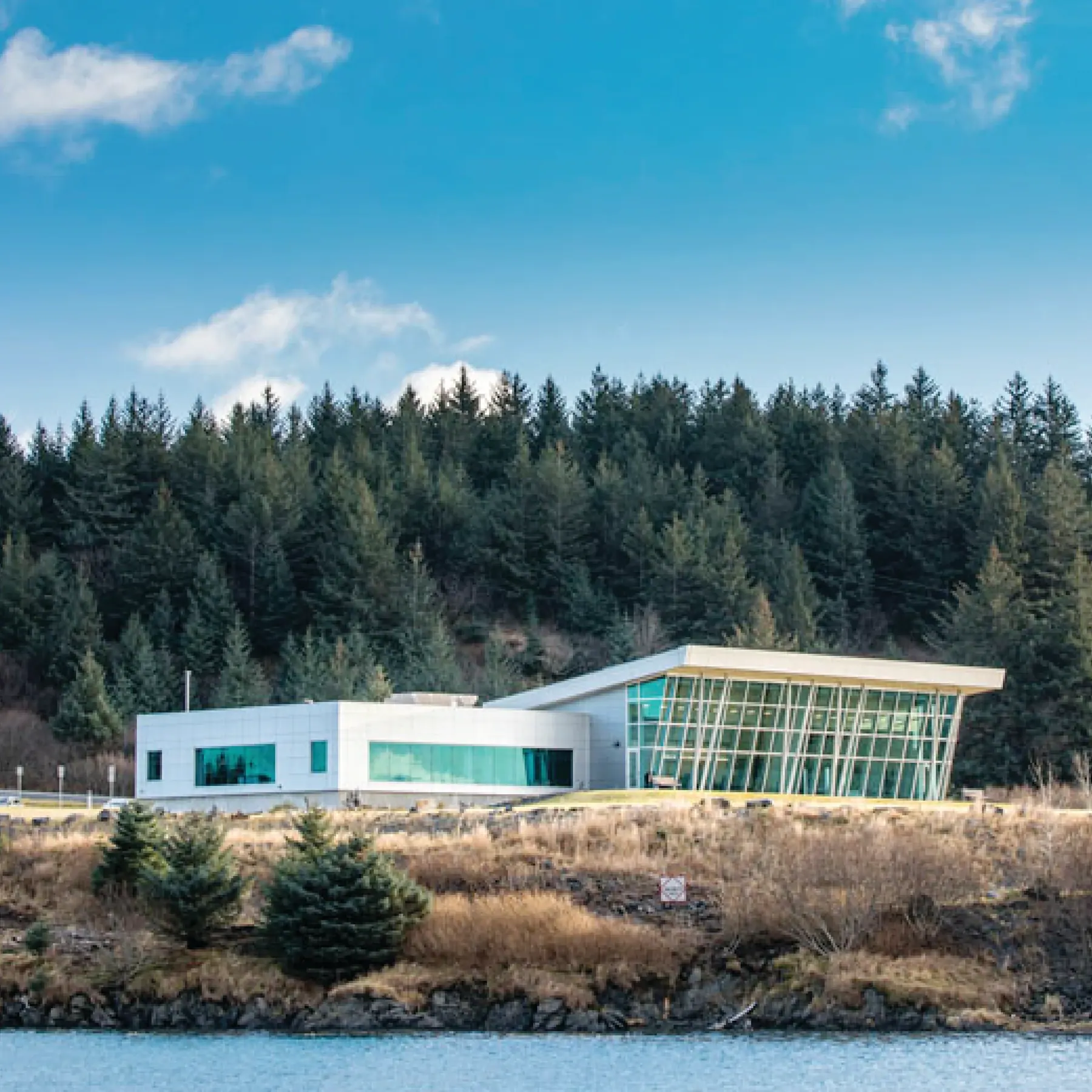 The Afognak Center on Near Island provides a welcoming space for shareholders and local organizations.