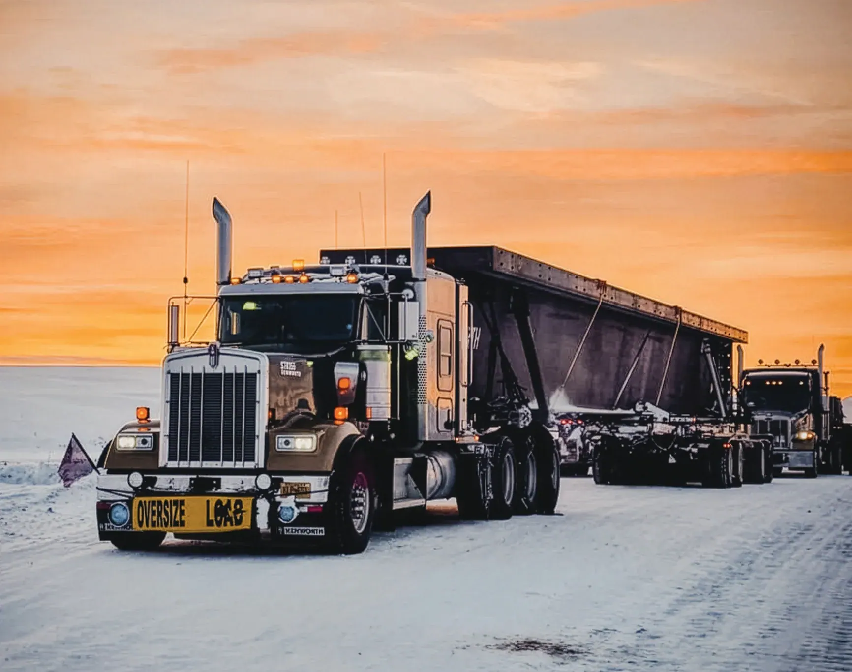 Black Gold Express transported massive bridge beams from Seattle to Alaska’s North Slope.